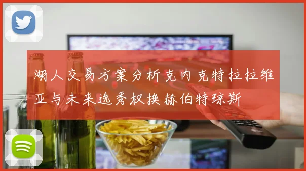 湖人交易方案分析克内克特拉拉维亚与未来选秀权换赫伯特琼斯